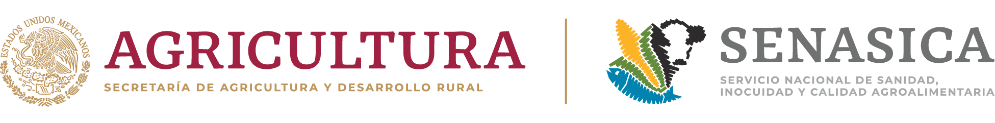Secretaría de Agricultura y Desarrollo Rural, Servicio Nacional de Sanidad, Inocuidad y Calidad Agroalimentaria