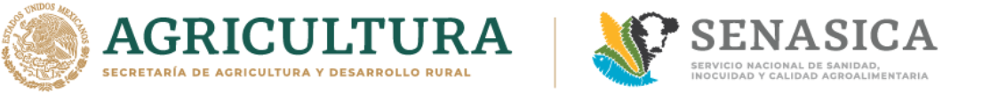 Secretaría de Agricultura y Desarrollo Rural, Servicio Nacional de Sanidad, Inocuidad y Calidad Agroalimentaria