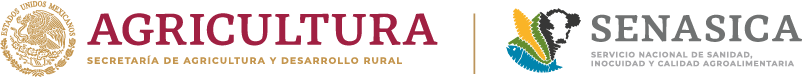 Secretaría de Agricultura y Desarrollo Rural, Servicio Nacional de Sanidad, Inocuidad y Calidad Agroalimentaria